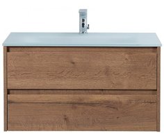 Тумба с раковиной BelBagno Kraft 80-BB810/465-LV-VTR-BO Rovere Tabacco