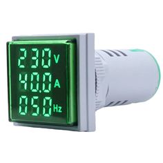 Монитор переменного тока встраиваемый TOMZN AD16-22 Зелёный 60-500В 100А / Цифровой вольтм