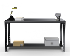 Стол металлический Metalex серия KIT 750х1100х500 (одна полка) (черный)