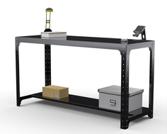 Стол металлический Metalex серия KIT 750х1500х400 (одна полка) (черный)