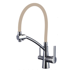 Смеситель для кухонной мойки Savol S-L1805L-12 сатин