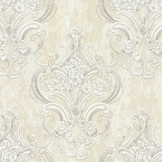 Обои Decori-Decori Mirabilia 83429 Винил на флизелине (1,06х10,05) Бежевый, Дамаск Decori&Decori