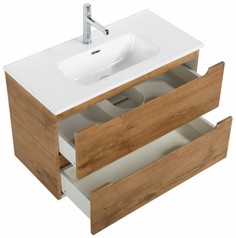 Тумба с керамической раковиной BelBagno Etna 39-70, 70 см, цвет Rovere Nature