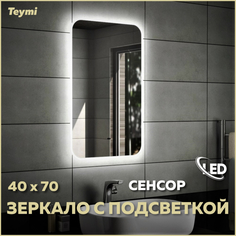 Зеркало настенное с подсветкой в ванную 40 T20201IR Teymi