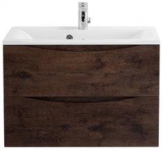 Тумба с раковиной BelBagno Marino 65-BB650/450-LV-MR-PR Rovere Moro