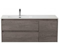 Тумба с раковиной BelBagno Kraft 120-BB1200ETL-L Cemento Grigio