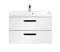 Тумба с раковиной BelBagno Aurora 80 BL