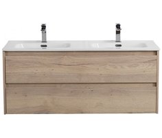 Тумба с раковиной BelBagno Kraft 120-BB1200-2-ETL Rovere Galifax Bianco