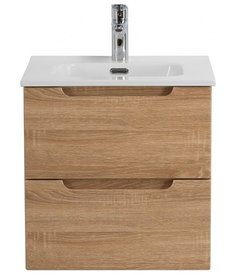 Тумба с раковиной BelBagno Etna 50-BB500ETL Rovere Bianco