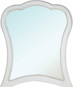 Зеркало Bellezza Грация Люкс 90 белое патина золото 4617915620023
