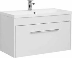 Тумба с раковиной Aquanet Августа 100 (раковина Нота 100) Белый