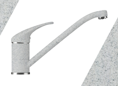 Смеситель кухонный низкий Polygran 964433 314 Светло-серый