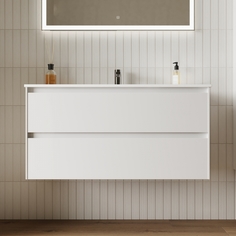 Тумба с раковиной Sancos Cento 100 белая