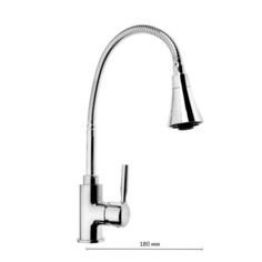 Смеситель для кухни с гибким изливом ACCOONA A4890-4
