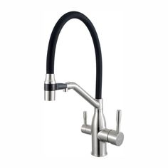 Смеситель для кухонной мойки Frap F4KZ39WG7-XG5 с гибким изливом и подключением фильтра
