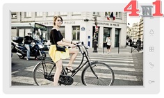 Монитор видеодомофона Tantos Amelie Slim White HD SE VZ