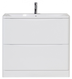 Тумба с раковиной BelBagno Acqua 100-PIA Bianco Lucido