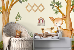 Фотообои детские на стену, 3D, 3м*2,7м, сказочный лес No Brand