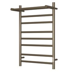 Полотенцесушитель электрический с полкой Bauedge Stil Shelf 50х80, 7 планок, универсальный