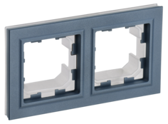 BRITE Рамка 2-местная IP44 РУ-2-БрМ-44 маренго IEK