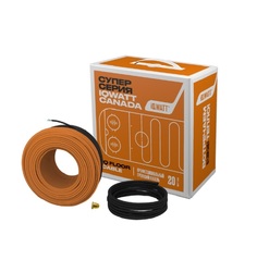 Греющий кабель в стяжку IQ FLOOR CABLE 25 метров, электрический теплый пол кабельный Iqwatt