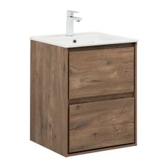 Тумба под раковину Aquanet Милан 50 дуб рустикальный (00336376)