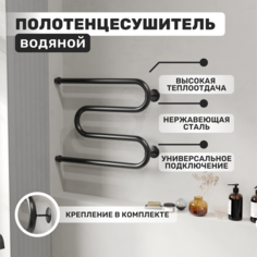 Полотенцесушитель AQUATRIP Malta Black Edition 500x600 прямое соединение MalBEPS-500-600 No Brand