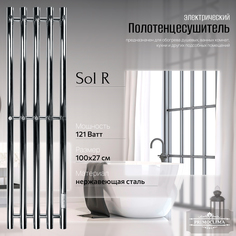 Полотенцесушитель электрический Primoclima Sol R E Inox 100x24 5