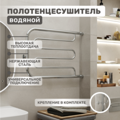 Полотенцесушитель AQUATRIP Monaco 500x700 прямое соединение MonPS-500-700 No Brand