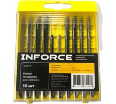 Пилки Inforce 12-23-07 32519142 по дереву для лобзика 10 шт