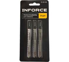 Пилки по дереву Inforce 12-23-06 32519106 для лобзика 3 шт