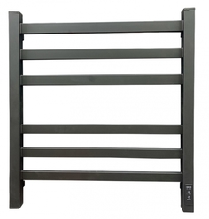 Полотенцесушитель электрический Grois Bruno 500x600 черный матовый
