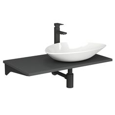 Комплект:столешница кварц 80 см+раковина BAU Triangle,смеситель Hotel Black,выпуск,сифон Bauedge