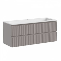 Тумба с раковиной Sancos Snob T 120 см Doha Soft SNR120SM + CN7017