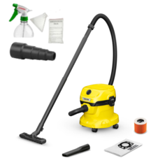 Хозяйственный пылесос Karcher WD 2 Plus V-12/6/18/C+набор для химчистки ковров, мебели