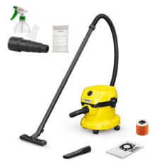 Хозяйственный пылесос Karcher WD 2 Plus V-12/6/18 1.628-015-11/C + набор для химчистки