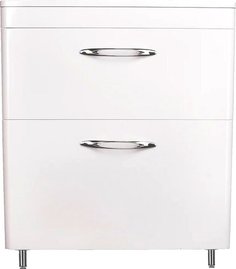 Тумба для комплекта Style Line Каре 70 напольная, Люкс Plus, белая