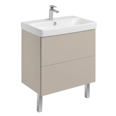 Тумба с раковиной в ванную AQUATON 1A286801UN4A0 Юнит 70 капучино, Адриана 70