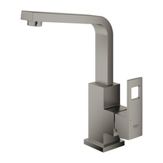 Смеситель для раковины GROHE Eurocube, темный графит матовый (23135AL0)