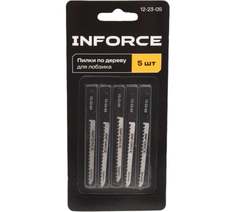 Пилки Inforce 12-23-05 32519136 по дереву для лобзика 5 шт.