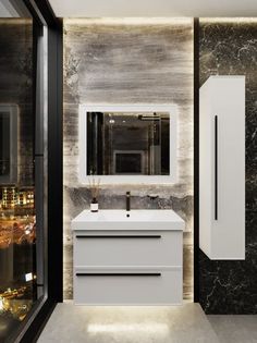 Тумба под раковину La Fenice Elba Twin Bianco 100 см белая матовая FNC-01-ELB-B-100-2