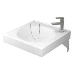 Комплект BAU: раковина BAU Element 60х60, кронштейны, выпуск,смеситель Hotel Still XMY0122 Bauedge