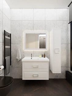 Тумба под раковину La Fenice Cubo Twin Bianco 100 см белая матовая FNC-01-CUB-B-100-2