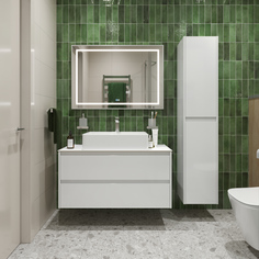 Тумба с раковиной BelBagno Kraft KRAFT100BO-KEPBO-1338-SET со столешницей