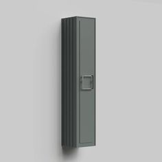 Шкаф-пенал La Fenice Cubo Grigio 30 см серо-зелёный матовый FNC-05-CUB-G-30