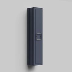 Шкаф-пенал La Fenice Cubo Blu grigio 30 см синий матовый FNC-05-CUB-BG-30
