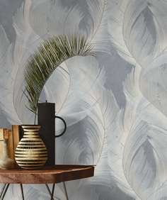 Обои EURO DECOR PHOENIX Винил/флиз 7216-23 серый 1,06Х10,05м Eurodecor