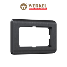 Рамка для двойной розетки Werkel W0082104 Stream графит пластик