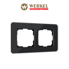 Рамка Werkel Elite W0022448 на 2 поста, черный
