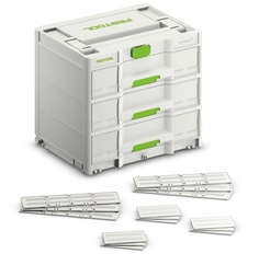 Ящик для инструментов FESTOOL SYS3-SORT/2 M 337, цвет - черный, размеры - 337 мм, артикул